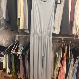Light Gray Sleeveless Jumpsuit